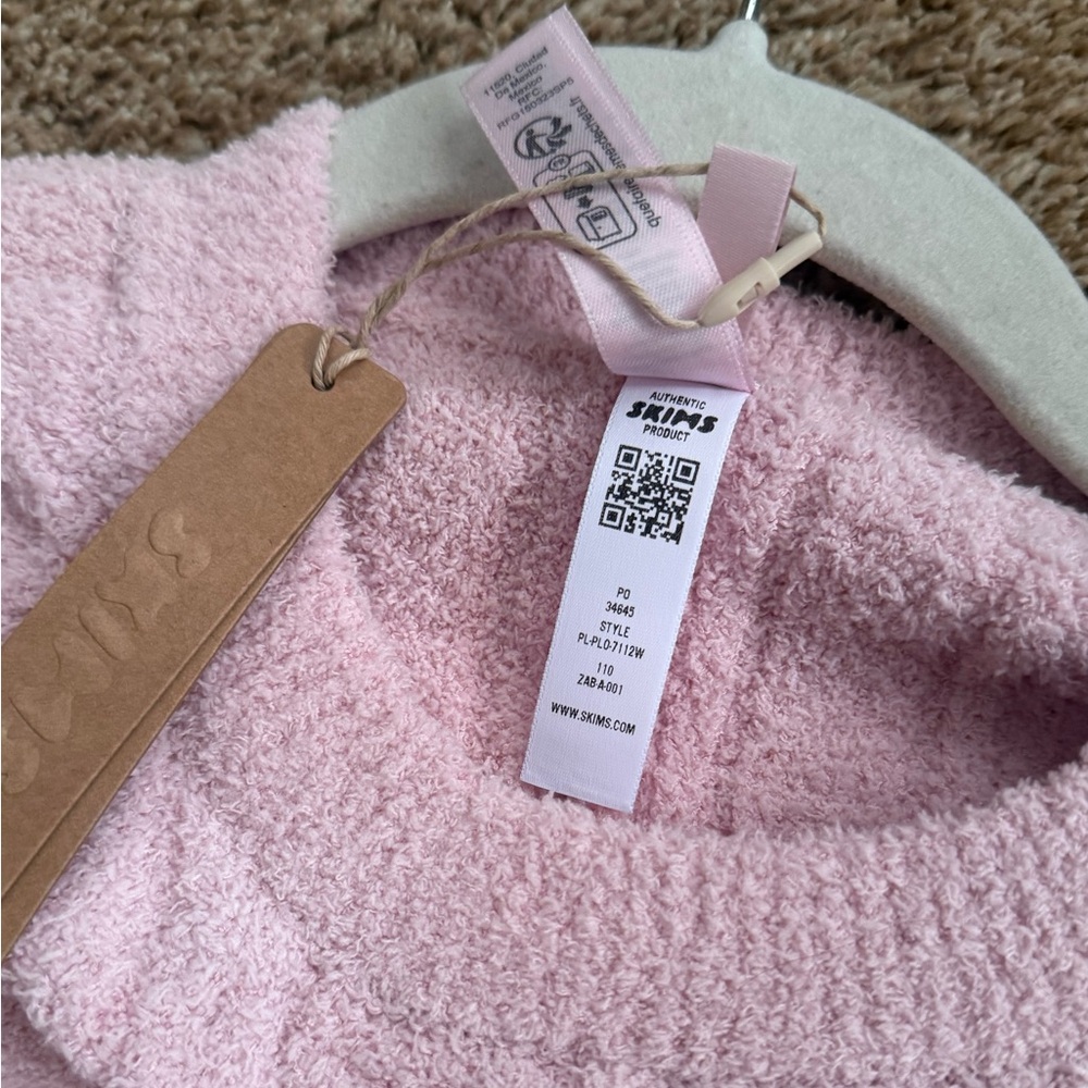 Skims COZY LIGHT OVERSIZED CABLEKNIT CREWNECK PULLOVER - Picture 8 of 10